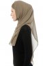 Alara Cross - Olijfgroen One Piece Chiffon Hijab