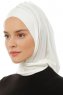 Isra Plain - Creme One-Piece Viscose Hijab