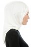 Isra Cross - Creme One-Piece Viscose Hijab