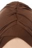 Isra Cross - Bruin One-Piece Viscose Hijab