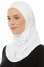 Hanfendy Plain Logo - Wit Al Amira Hijab