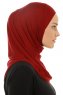 Hanfendy Plain Logo - Bordeaux Al Amira Hijab