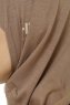 Hanfendy Plain Logo - Donker Taupe Al Amira Hijab