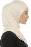 Hanfendy Plain Logo - Beige Al Amira Hijab