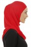 Hanfendy Plain Logo - Rood Al Amira Hijab