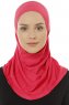 Hanfendy Plain Logo - Fuchsia Al Amira Hijab