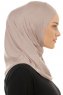 Hanfendy Plain Logo - Steen Grijs Al Amira Hijab