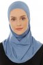 Hanfendy Plain Logo - Indigo Al Amira Hijab