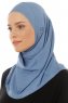 Hanfendy Plain Logo - Indigo Al Amira Hijab
