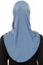 Hanfendy Plain Logo - Indigo Al Amira Hijab