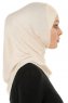 Hanfendy Cross Logo - Beige Al Amira Hijab