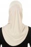 Hanfendy Cross Logo - Beige Al Amira Hijab