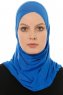 Hanfendy Cross Logo - Blauw Al Amira Hijab