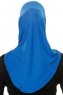 Hanfendy Cross Logo - Blauw Al Amira Hijab