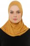 Hanfendy Cross Logo - Mosterd Al Amira Hijab