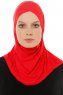 Hanfendy Cross Logo - Rood Al Amira Hijab