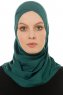 Hanfendy Cross Logo - Donkergroen Al Amira Hijab