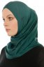 Hanfendy Cross Logo - Donkergroen Al Amira Hijab