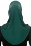 Hanfendy Cross Logo - Donkergroen Al Amira Hijab