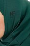 Hanfendy Cross Logo - Donkergroen Al Amira Hijab