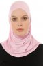 Hanfendy Cross Logo - Roze Al Amira Hijab
