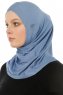 Hanfendy Cross Logo - Indigo Al Amira Hijab