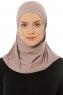 Micro Plain - Steen Grijs One-Piece Hijab