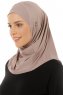 Micro Plain - Steen Grijs One-Piece Hijab