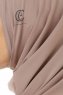 Micro Plain - Steen Grijs One-Piece Hijab