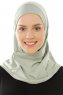 Micro Plain - Groen One-Piece Hijab