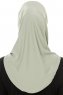 Micro Plain - Groen One-Piece Hijab