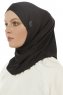 Micro Cross - Zwart One-Piece Hijab
