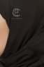 Micro Cross - Zwart One-Piece Hijab