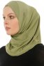 Micro Cross - Olijfgroen One-Piece Hijab