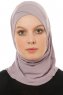 Micro Cross - Lichtpaars One-Piece Hijab