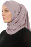 Micro Cross - Lichtpaars One-Piece Hijab