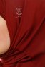 Micro Cross - Bordeaux One-Piece Hijab