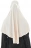  Ajda - Beige Hijab Met Rits