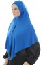  Ajda - Blauw Hijab Met Rits