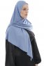  Ajda - Indigo Hijab Met Rits