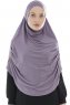 Roxelana - Donkerpaars Al Amira Lang Hijab