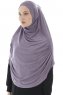 Roxelana - Donkerpaars Al Amira Lang Hijab