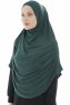 Roxelana - Donkergroen Al Amira Lang Hijab