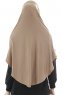 Roxelana - Lichtbruin Al Amira Lang Hijab