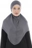 Sefa - Donker Grijs Al Amira One-Piece Hijab
