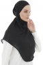 Ebrar - Zwart Al Amira Crepe Chiffon Hijab