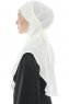 Ebrar - Creme Al Amira Crepe Chiffon Hijab