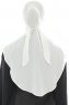 Ebrar - Creme Al Amira Crepe Chiffon Hijab