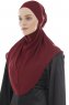 Ebrar - Bordeaux Al Amira Crepe Chiffon Hijab