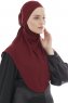 Ebrar - Bordeaux Al Amira Crepe Chiffon Hijab